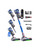 Cordless Vacuum Cleaner, 75Mins/55KPa/650W, Rechargeable | 10 Stage Filtration, Cone Filtration&Anti-Tangle