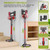 Lightweight Stick Vacuum Cordless Rechargeable with Power Suction, Up to 35 Mins Runtime, Hardwood Floor Vacuum for Pet Hair