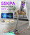 Cordless Vacuum Cleaner, Foldable 75Mins/55kPa/650W Stick Vacuum | Rechargeable, Anti-Tangle, LED Display, HEPA Filter