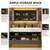 Stone Top Double Sink Bathroom Vanity with Furniture Bath