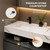 Stone Top Double Sink Bathroom Vanity with Furniture Bath
