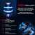 250W Cordless Handheld Vacuum Cleaner with Auto Speed Control and LED Touch Screen 2-in-1 handheld stick vacuum