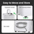 Waykar 120 Pints 2025 Energy Star Dehumidifier for Home up to 6,000 Sq. Ft, Ideal for Basement
