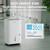 Waykar 120 Pints Energy Star Dehumidifier for Spaces up to 6,000 Sq. Ft at Home, in Basements and Large Rooms with Drain Hose and 1.14 Gallons Water Tank