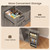 Pantry Cabinet with Charging Station and LED Light