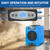 MOUNTO Commercial Dehumidifier, 150 Pint High-Capacity, Includes Pump Drain Hose for Water Damage Restoration
