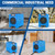 MOUNTO Commercial Dehumidifier, 150 Pint High-Capacity, Includes Pump Drain Hose for Water Damage Restoration