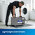 BaseAire 120 Pints Energy Star Crawl Space Dehumidifier for 1300 Sq Ft Commercial Dehumidifier with Drain Hose