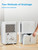 Midea 4,500 Sq. Ft.Dehumidifier for Basement, With Reusable Air Filter 50 Pint - Ideal For Basements