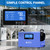 LDHTHOPI 145 Pint Commercial Dehumidifier with Drain Hose for Crawl Spaces Basements Industry Water Damage Unit Restoration