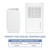 Ivation 13-Pint Small-Area Desiccant Dehumidifier Compact and Quiet - With Continuous Drain Hose for Smaller Spaces, Bathroom