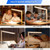 4-Pack Aluminum Desk Lamp with Charging Station,15W Table Lamp with Type-C Ports 4 CCT Modes(3000K-6000K),