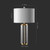 SAFAVIEH Couture Lighting - Roshan 27.5-Inch Crystal Table Lamp - Clear & Gold - Modern Slim Pillar Design - Ideal for Living Room