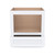 Microwave Base Cabinet – Solid Wood Shaker Style Kitchen Storage