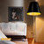 Golden Gun Desk Lamps Night Light Cool Table Modern Gold for in Bedroom Hotel Living Room