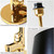 Golden Gun Desk Lamps Night Light Cool Table Modern Gold for in Bedroom Hotel Living Room