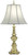 31h 1-Light 3-Way Table Lamp Satin Brass