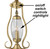 Medallion Lighting Corporation Revere 27" Satin Antique Brass Table Lamp (Set of 2)