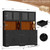 Pantry Cabinet with Outlets & LED Light Black