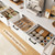 Unikito 71" Kitchen Pantry Cabinet with Outlet & LED Light