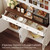 4 Wide Cabinets Kitchen Pantry with 2 Drawers, Farmhouse Hutch Storage