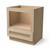 Shaker Cotton Oak Microwave Base Cabinet