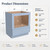 Solid Wood Microwave Base Cabinet with Drawer