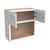 Wall Microwave Cabinet with Open Shelves – Shaker Style