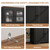 Storage Cabinet with Microwave Stand, Farmhouse Kitchen Hutch with Storage