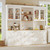 Adjustable Shelves, Large Storage Cabinet with Microwave Stand for Kitchen
