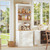 Adjustable Shelves, Large Storage Cabinet with Microwave Stand for Kitchen