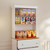 Adjustable Shelves, Large Storage Cabinet with Microwave Stand for Kitchen