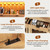 71'' Tall Kitchen Food Hutch with Microwave Stand for Dining Room Living Room