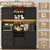 Coffee Bar Cabinets,Microwave Shelf,Wine Rack,4 Barn Doors,2 Drawers