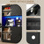 Coffee Bar Cabinets,Microwave Shelf,Wine Rack,4 Barn Doors,2 Drawers
