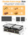 Commercial Panini Press - 3600W Electric Panini Grill