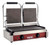 Commercial Electric Panini Sandwich Grill with Smooth Plates