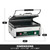 Waring Panini Press with 14.5" x 11" Cooking Surface & Ribbed