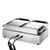Electric Panini Press Maker with Grooved Top & Bottom Sandwich Toasting Grill