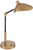 Modern Industrial Desk Table Lamp LED with USB Charging Port 28" Tall Antique Brass Black for Living Room Bedroom
