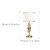 22.83 Inches Modern Luxury Desk Lamp Suitable for Bedroom Bedside Living Room Home Office