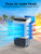 VAGKRI 2800 CFM Swamp Cooler, 35" Evaporative Air Cooler with 9.2Gallon 120°Oscillating Air Cooler with Remote Control