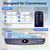 Hexago 7500 CFM Evaporative Air Cooler, Swamp Cooler With 13.2 Gal Tank, Remote, 24H Timer, Oscillation, 3 Speeds
