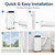 14,000 BTU Portable Air Conditioner, 4-in-1 Portable AC Unit Auto-Evaporation,Cool, Dehumidifier & Fan Modes