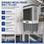 10000 CFM Industrial Swamp Cooler, Commercial Portable Evaporative Air Cooler with 100L Water Tank, 3-Speed Heavy Duty Fan,