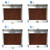 ZCBYBT Water Circulation Cooling Evaporative Cooling Pad Aluminum Alloy Cooling Wall 80 * 80 * 15Cm,C