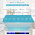 Evaporative Air Cooler, 3 in 1 Air Conditioner Fan with 3 Modes & 3 Speeds, Remote & 7H Timer, 80° Oscillation