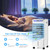 Evaporative Air Cooler, 3 in 1 Air Conditioner Fan with 3 Modes & 3 Speeds, Remote & 7H Timer, 80° Oscillation