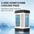 Evaporative Air Cooler, Swamp Cooler 30L L, Garage Ac Unit No Window, 120° Oscillation, 12H Timer, Remote
