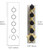 Combo Set Brushed Gold Thermostatic Shower System